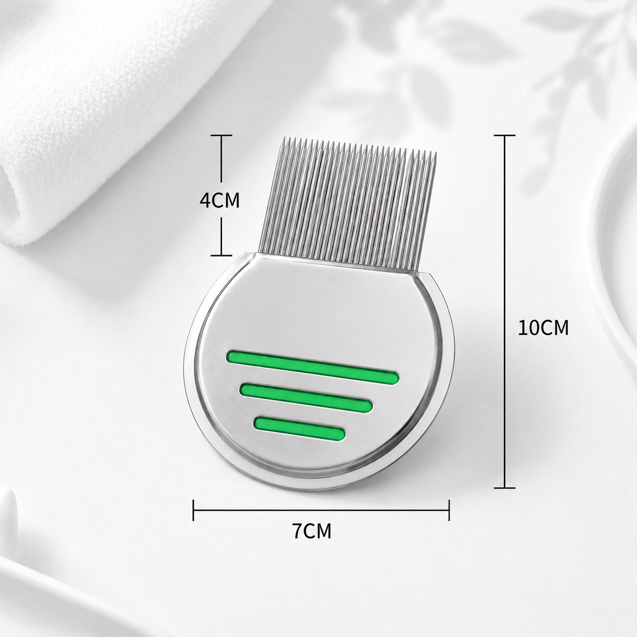 Root Relief Stainless Steel Scalp Cleansing Comb